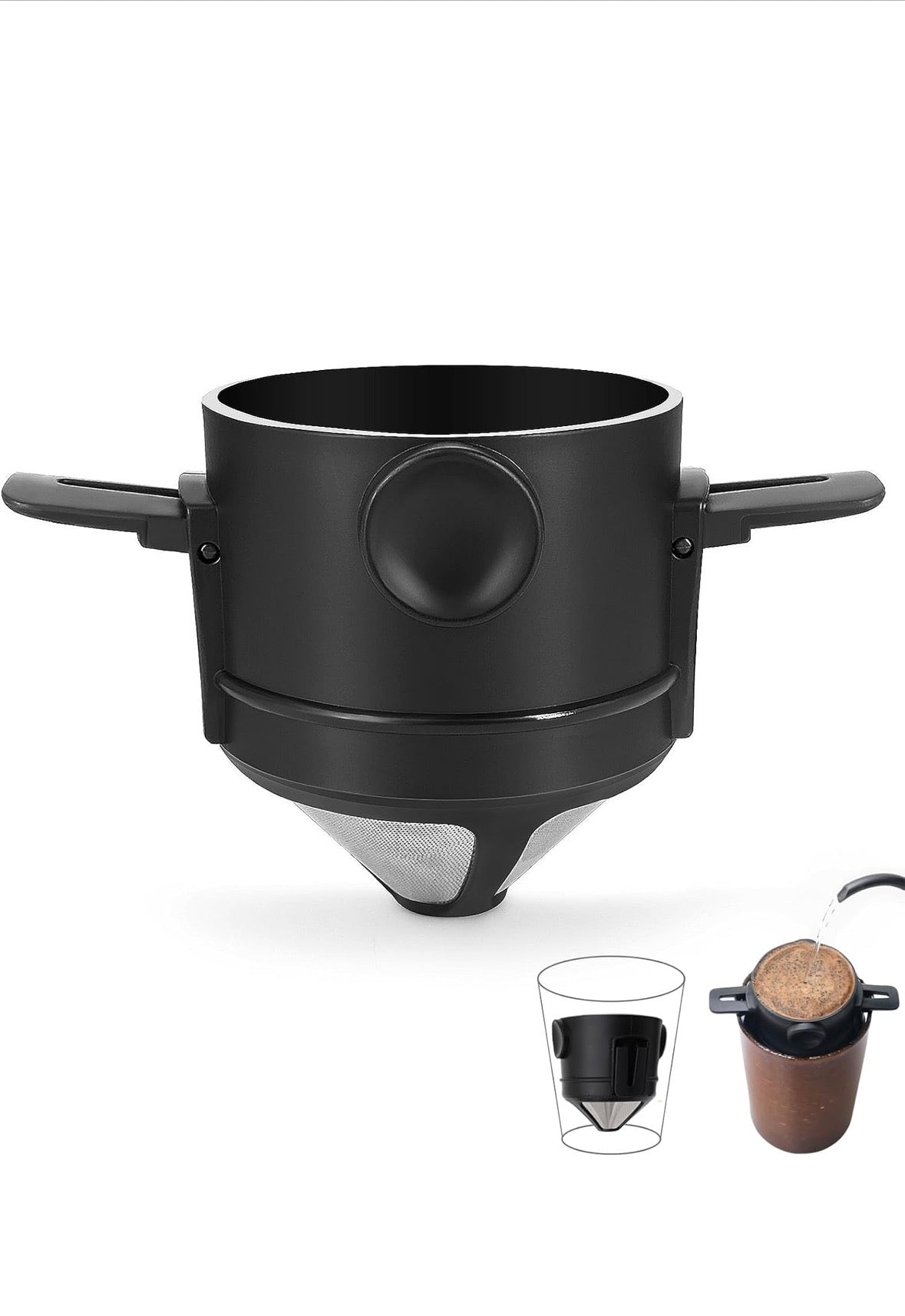 Travel Pour Over Coffee Maker 1-2 Cup